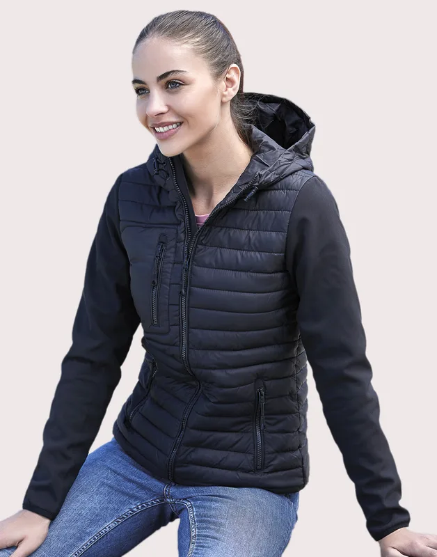 Tee Jays Women's Crossover hooded jacket