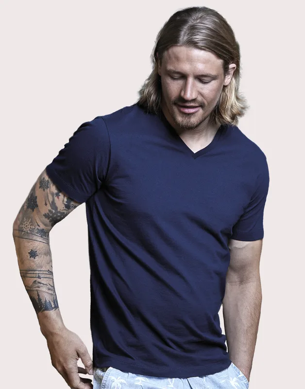 Tee Jays Heren zacht T-shirt met V-hals