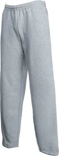 Fruit of the Loom Open Leg Pants in Heather Grey, voorkant