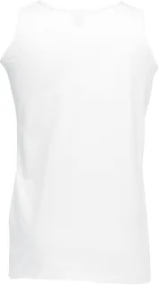 Fruit of the Loom Value Weight Athletic Tanktop in White, voorkant