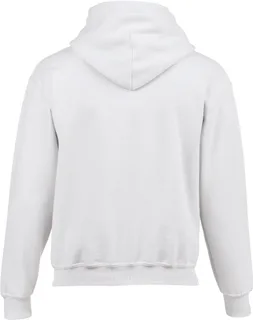 Gildan Heavy Blend Hoodie in White, voorkant