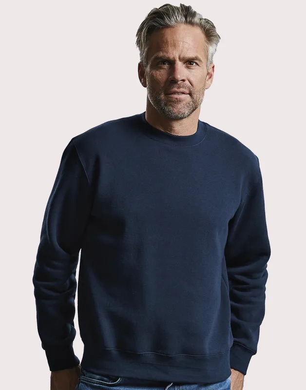 Russell Authentic Sweater met ronde hals