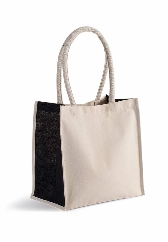 Kimood Shopper van katoen/jute - 17 L