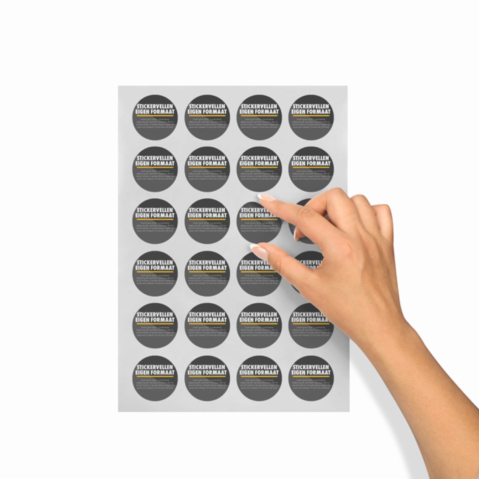 Stickervellen eigen formaat – drukwerk in Nijmegen