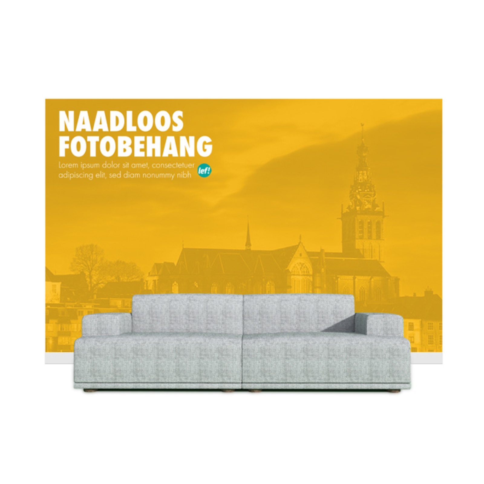 Naadloos fotobehang – interieur in Nijmegen