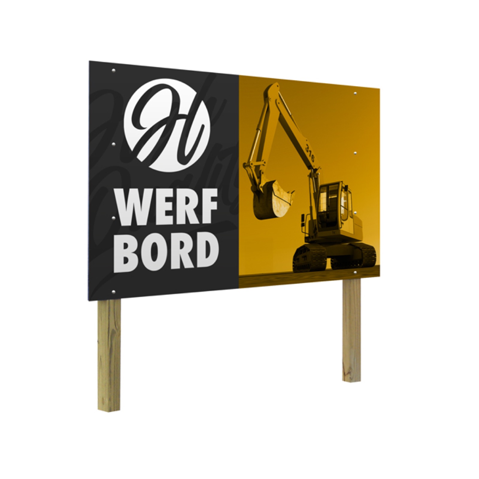 Werfbord – buitenreclame in Nijmegen