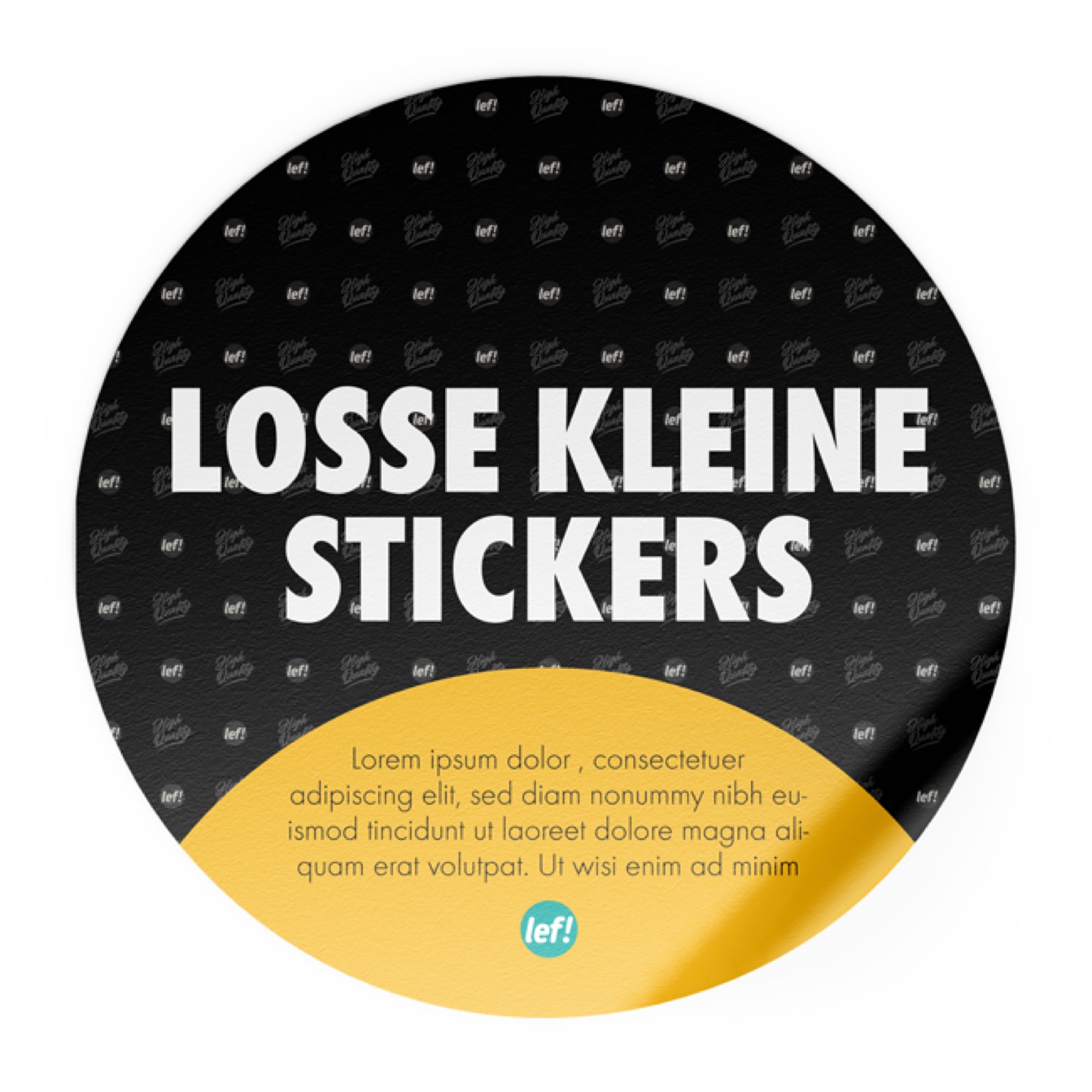 Losse kleine stickers – drukwerk in Nijmegen