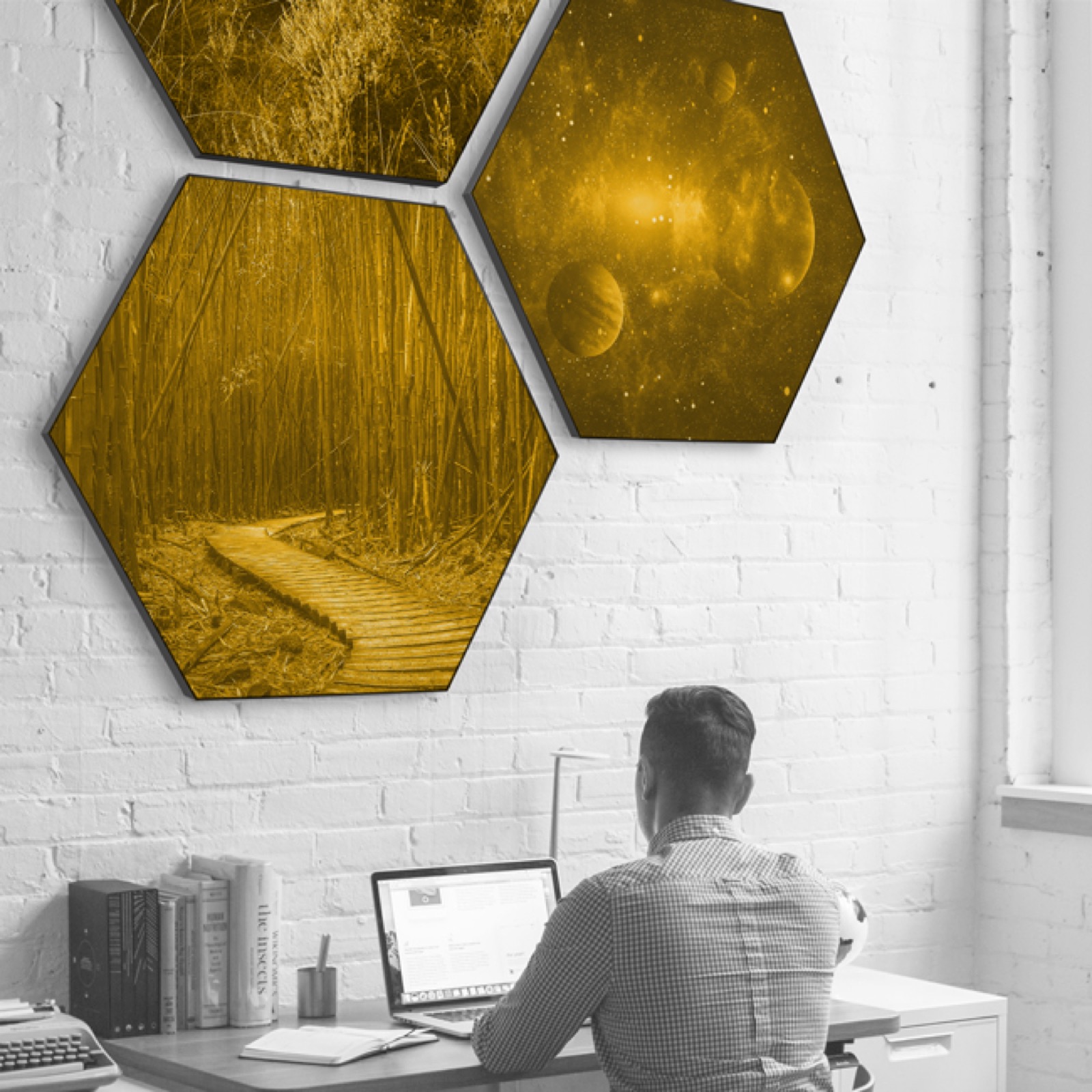 Acoustic Hexagons – binnenreclame in Nijmegen