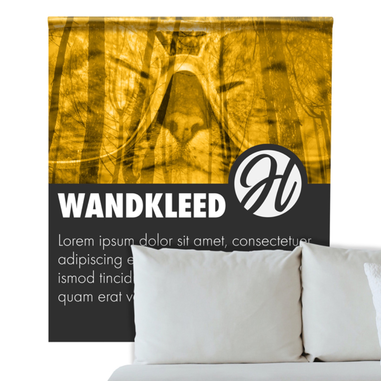 Wandkleed – interieur in Nijmegen