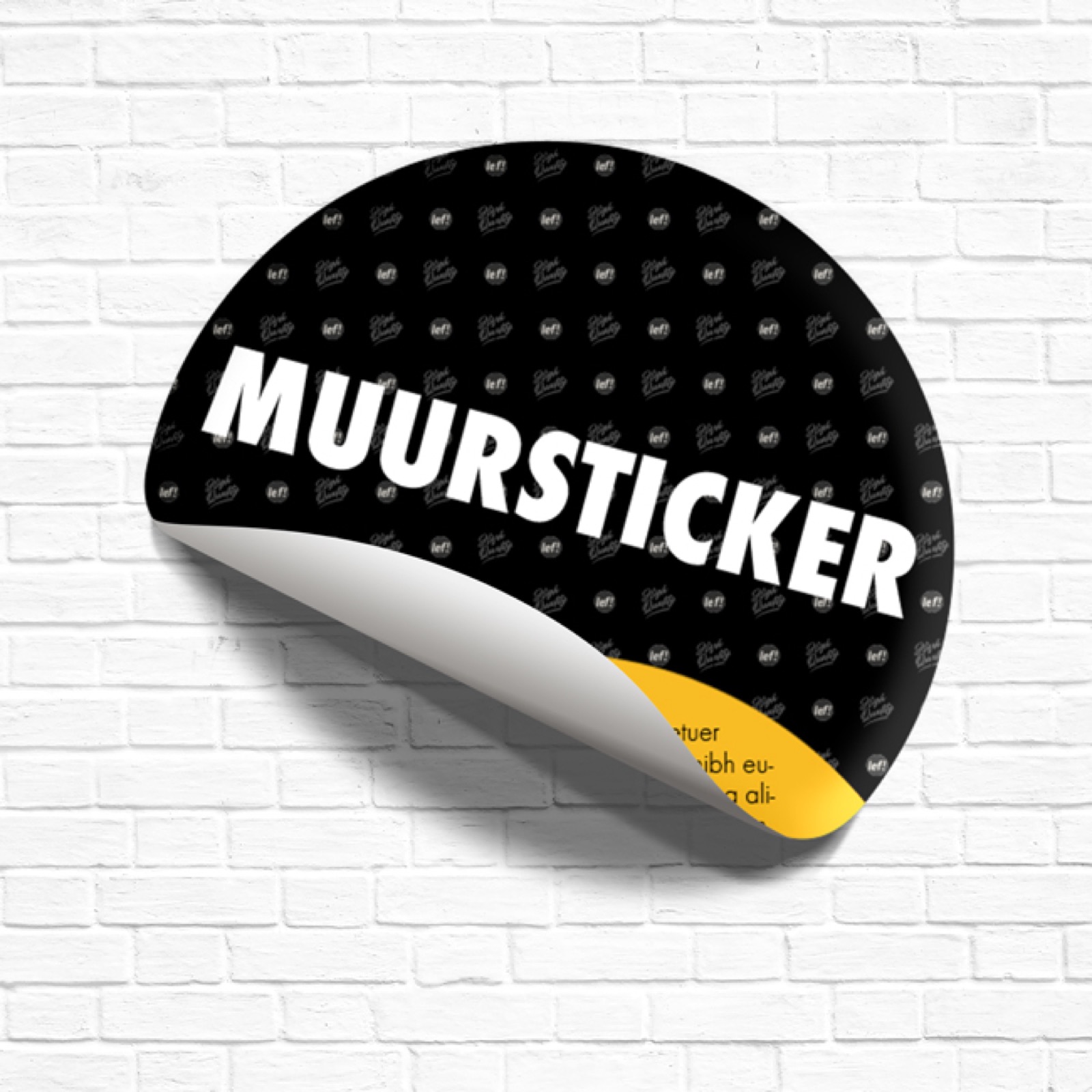 Muursticker – drukwerk in Nijmegen