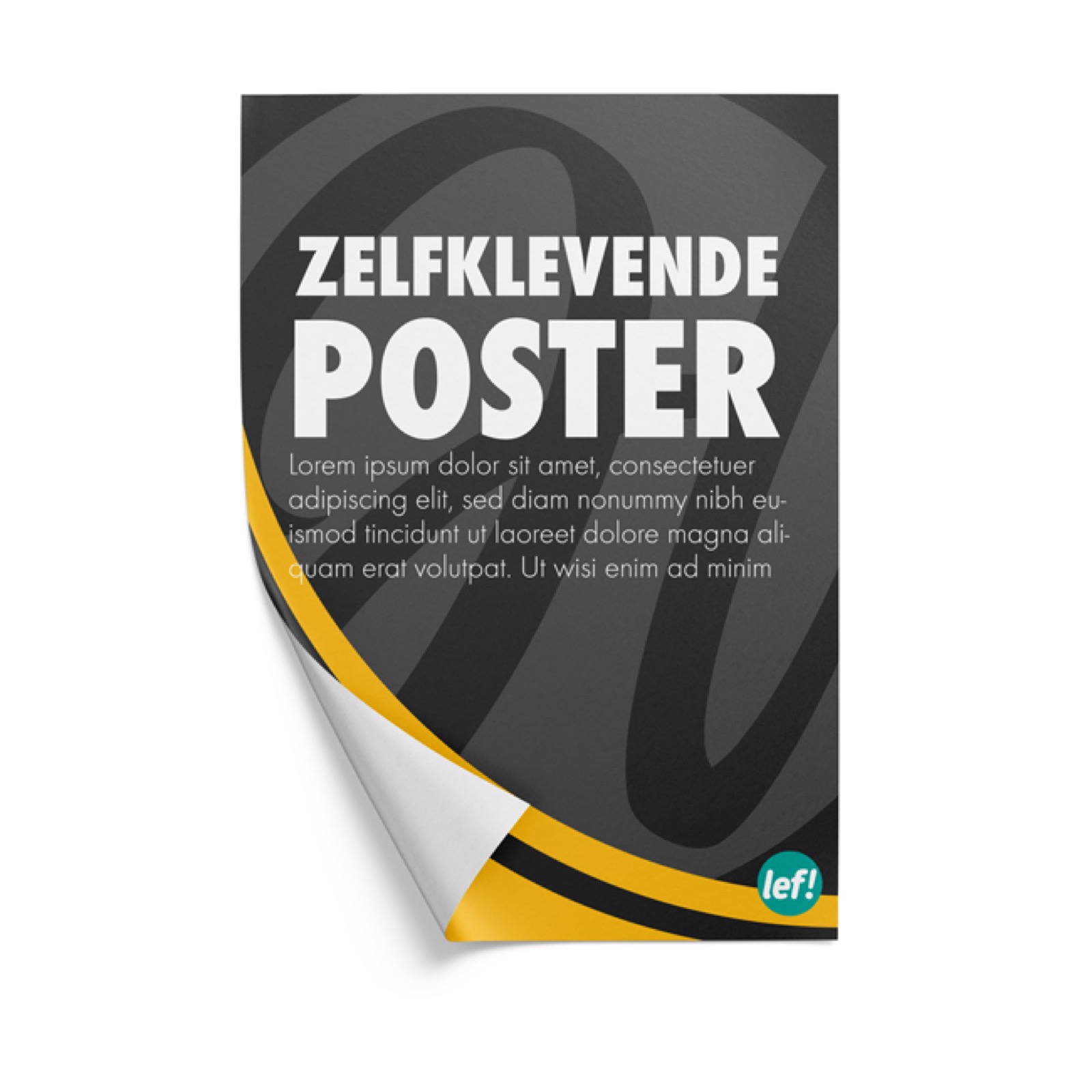 Zelfklevende poster – drukwerk in Nijmegen