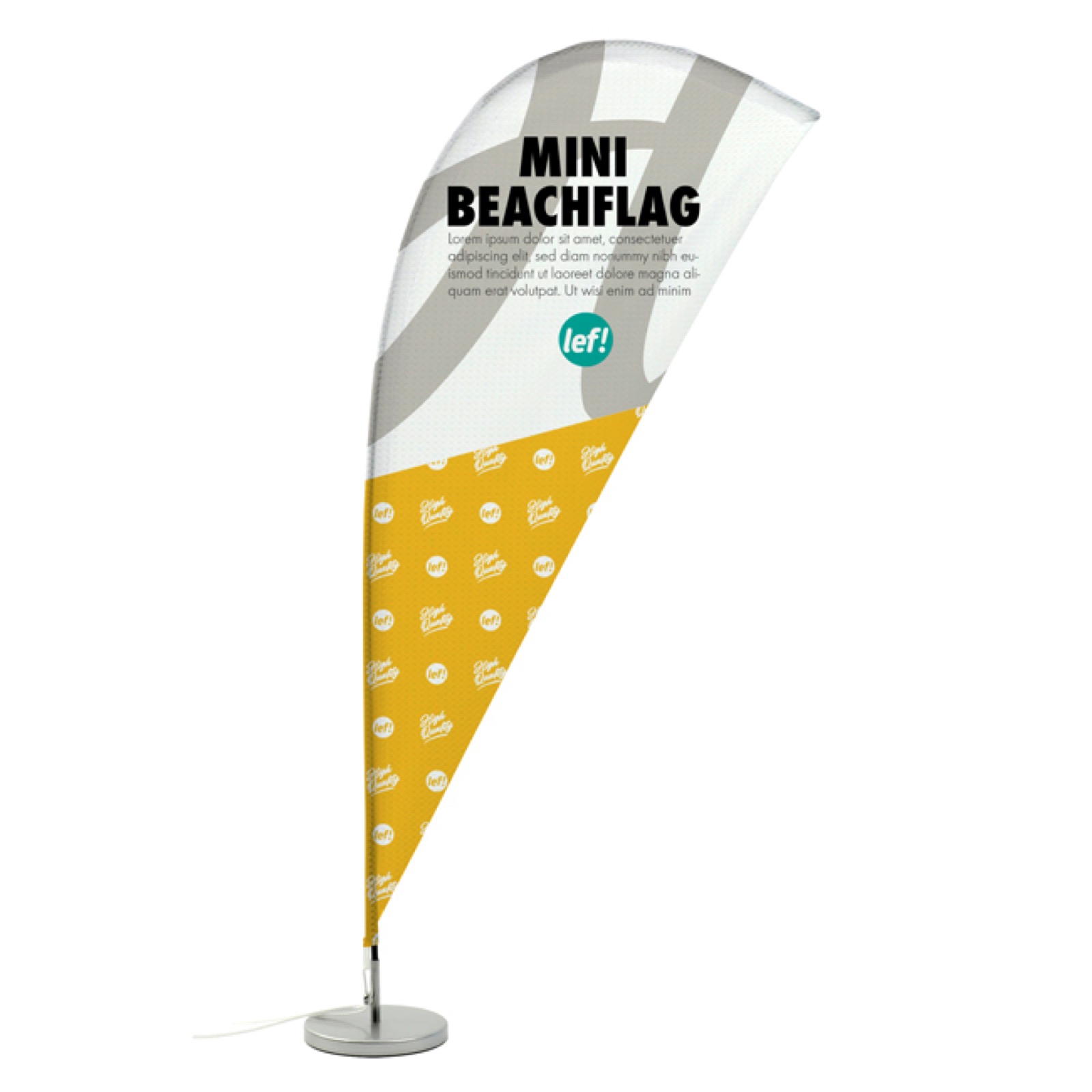 Mini Beachflag – vlaggen in Nijmegen