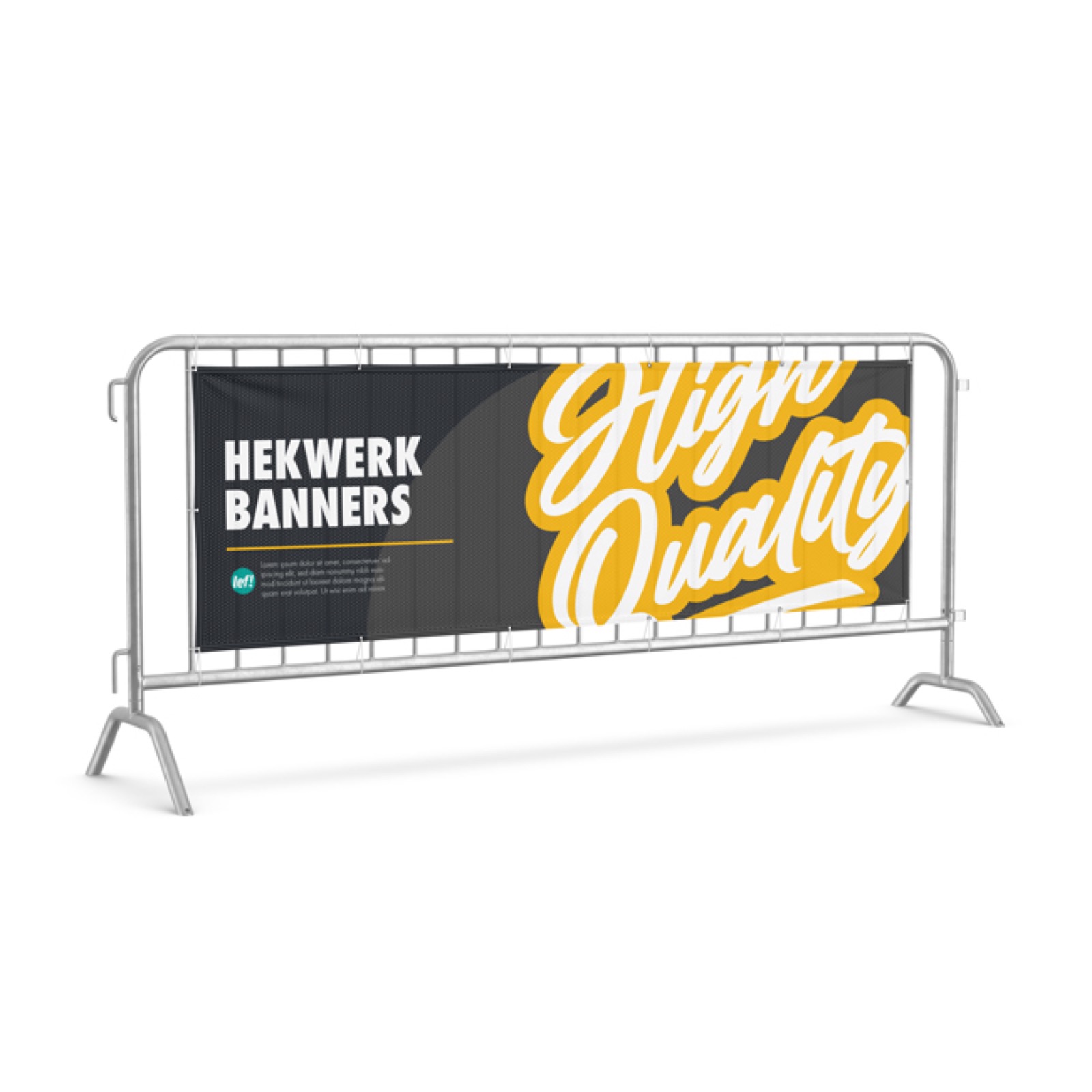 Hekwerkbanner – buitenreclame in Nijmegen