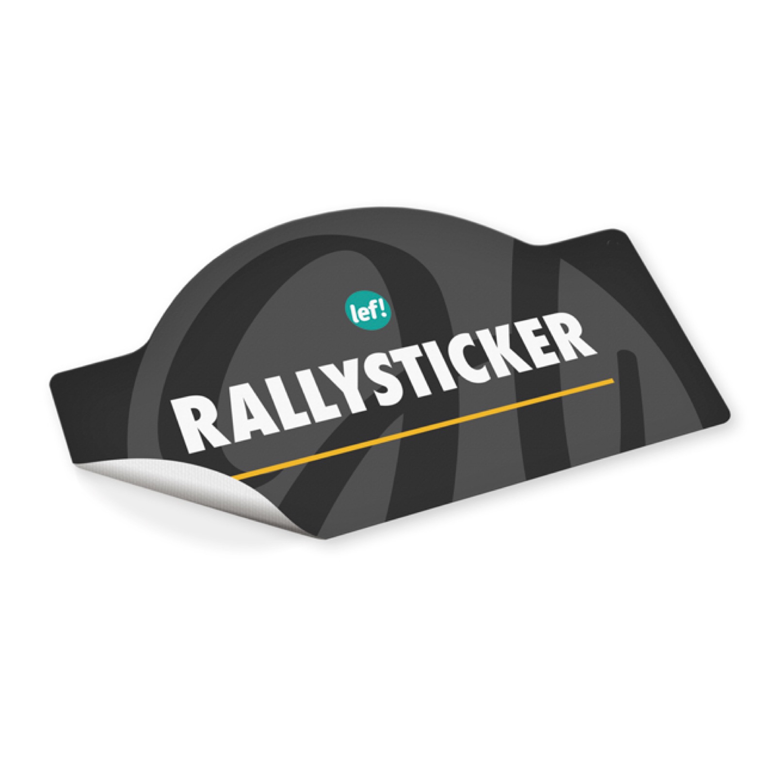 Rallysticker – buitenreclame in Nijmegen