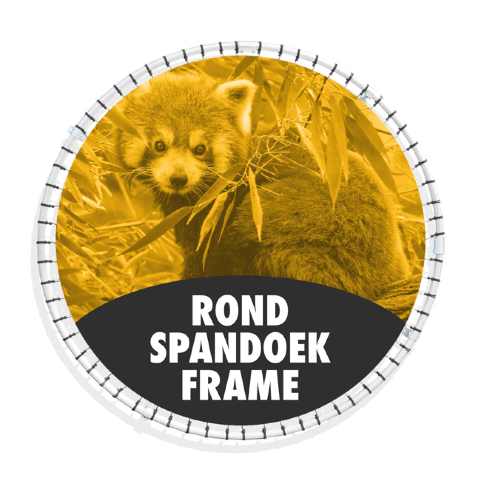 Rond spandoekframe – buitenreclame in Nijmegen