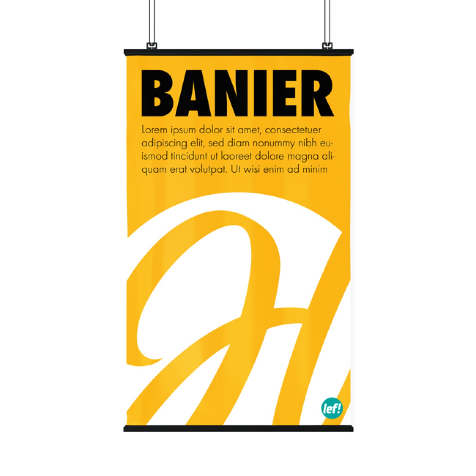 Banier – buitenreclame in Nijmegen