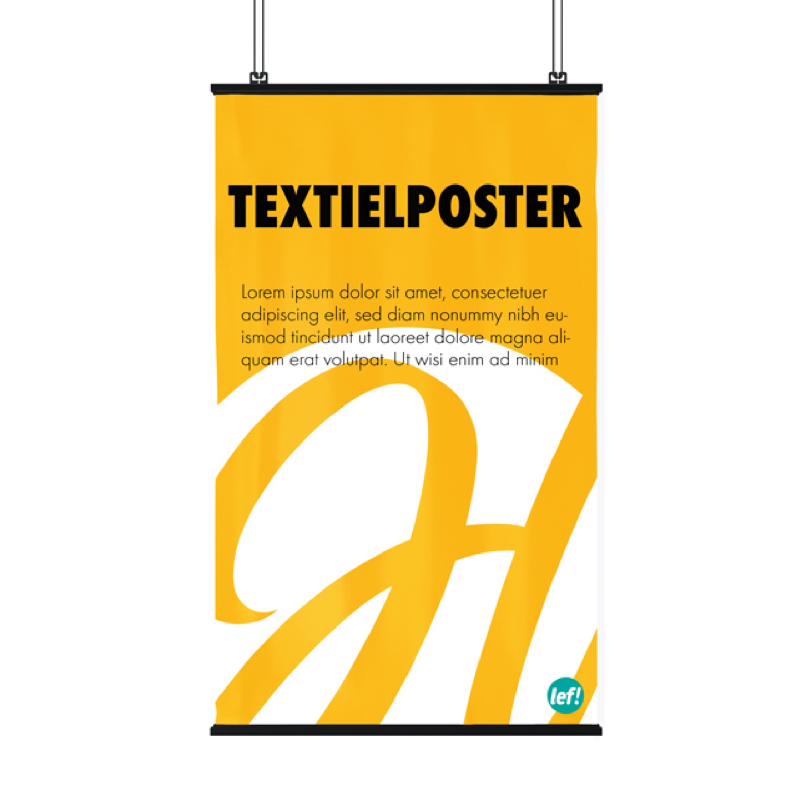 Textielposter – interieur in Nijmegen