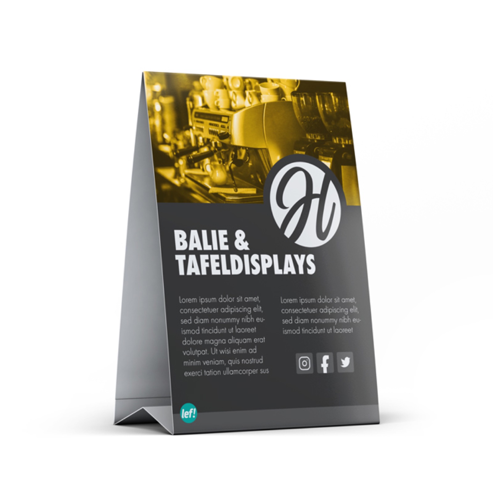 Balie- en tafeldisplays – eten & drinken in Nijmegen