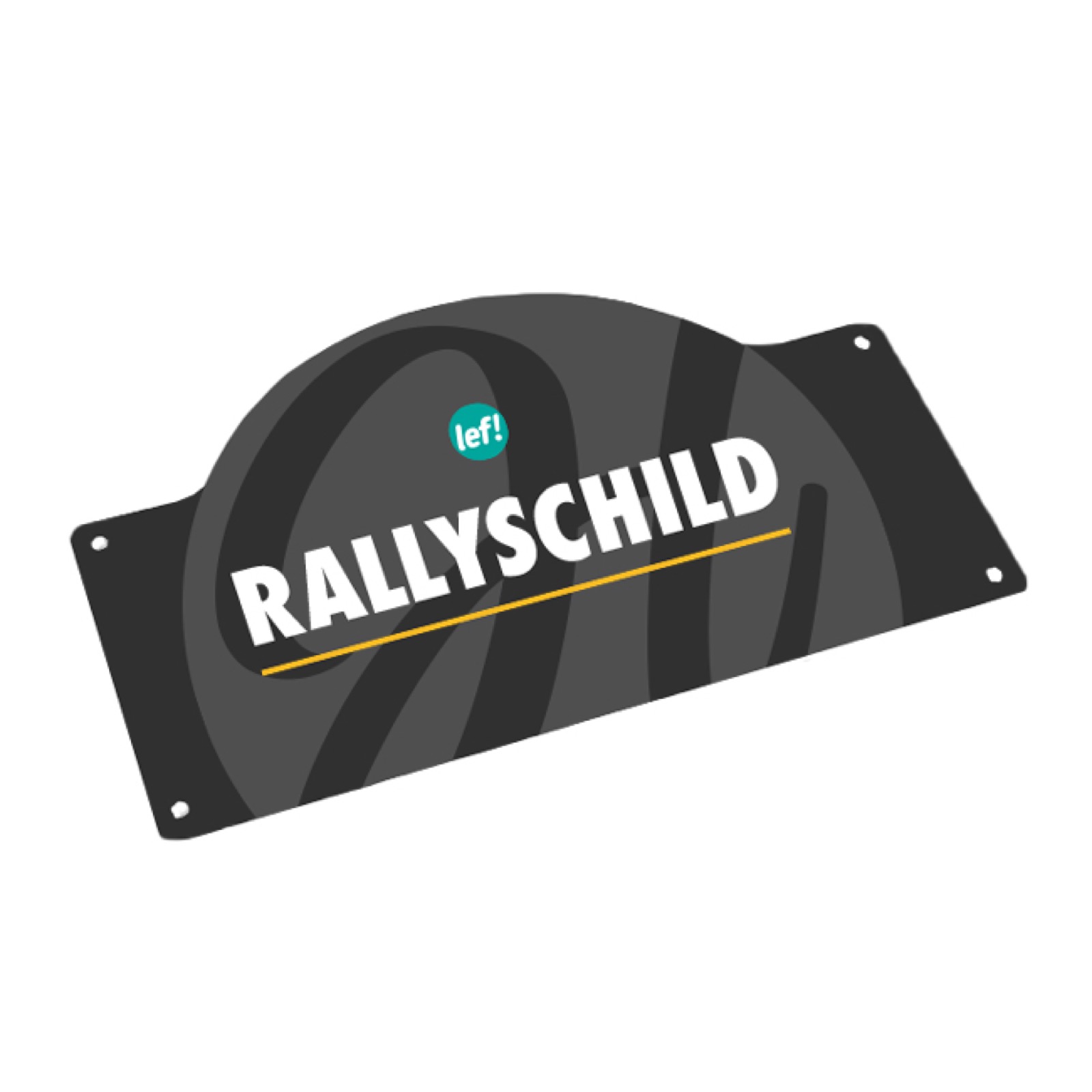 Rallyschild – buitenreclame in Nijmegen