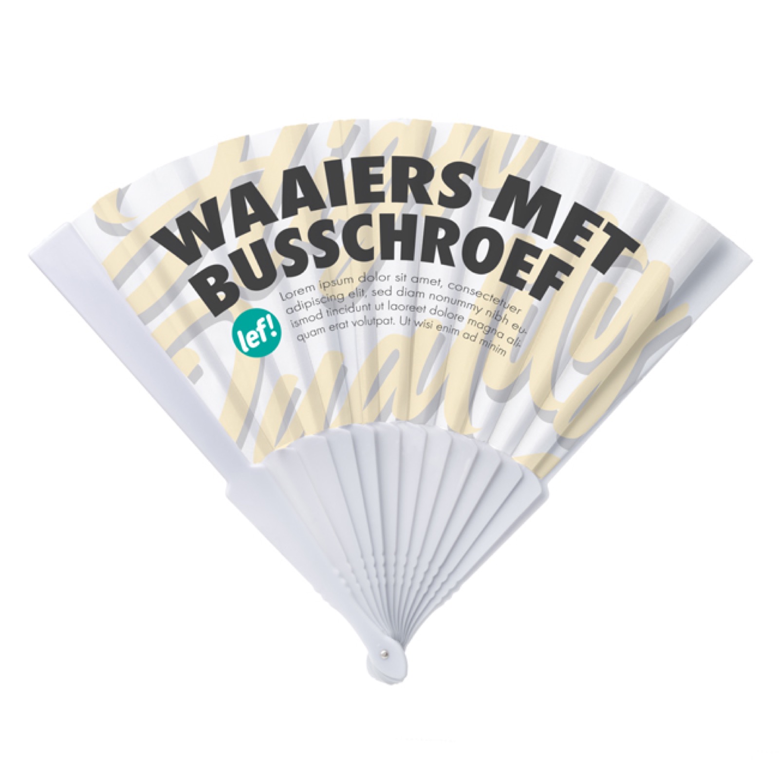 Waaiers met busschroef – promoten in Nijmegen