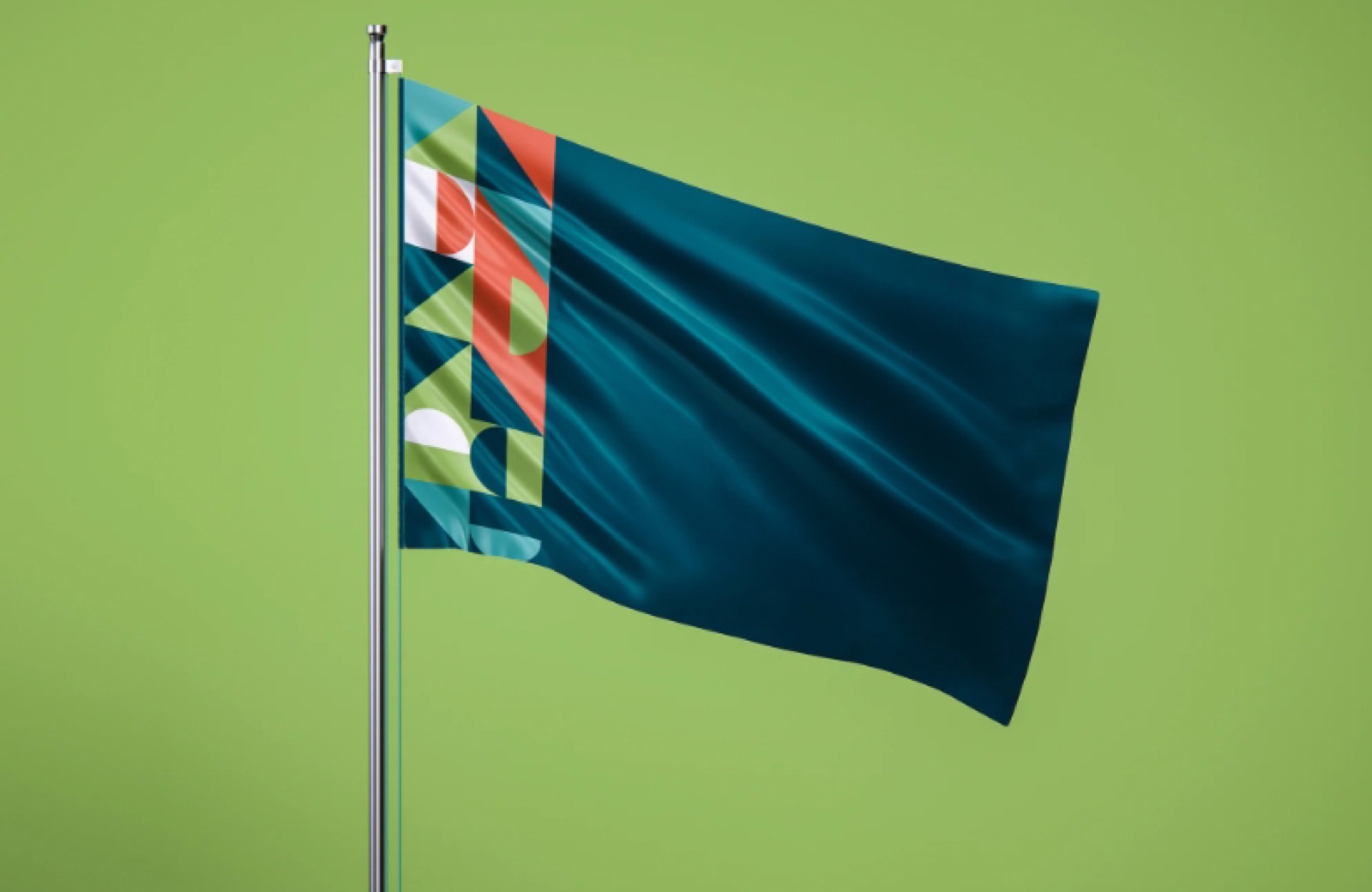 Vlaggen bij Drukkerij Nijmegen