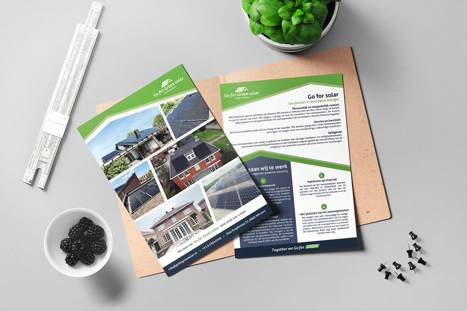 Flyers drukken bij Drukkerij Nijmegen